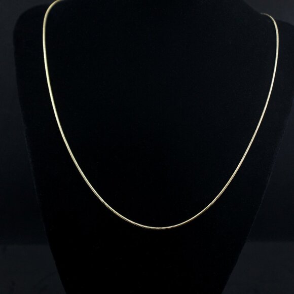 10 Piece Gold Plated 20inch Snake Chain Finished with Clasps For Jewelry Making - Picture 1 of 3